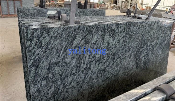 Olive green granite