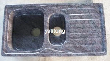 Indverskir bláir granít vaskar