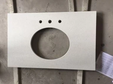 White Quartz Vanity Tops Til sölu