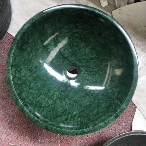 Indverskur grænn marmari vaskur kostar